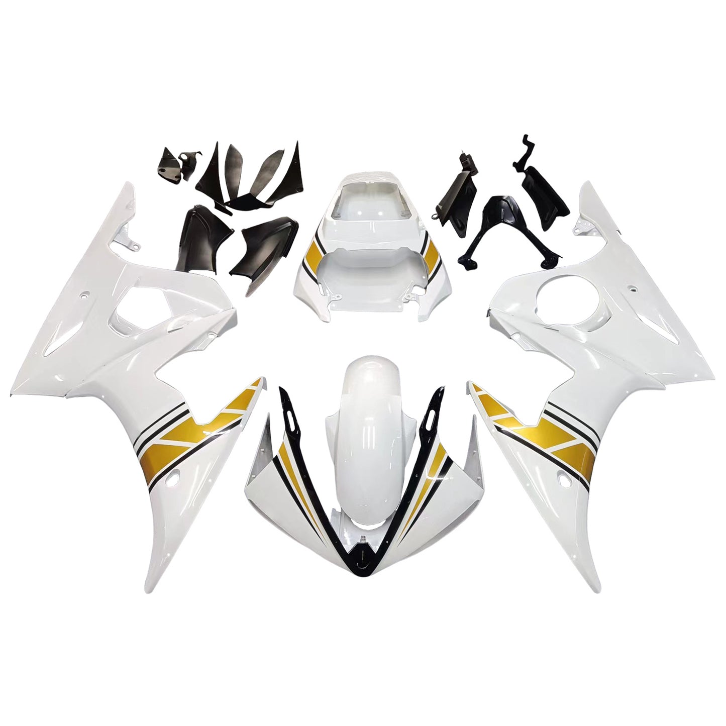 Kit di vendita iniezione Body Plastic Abs Fit per Yamaha 2003-2004 YZF 600 R6 e 2006-2009 YZF R6S #136