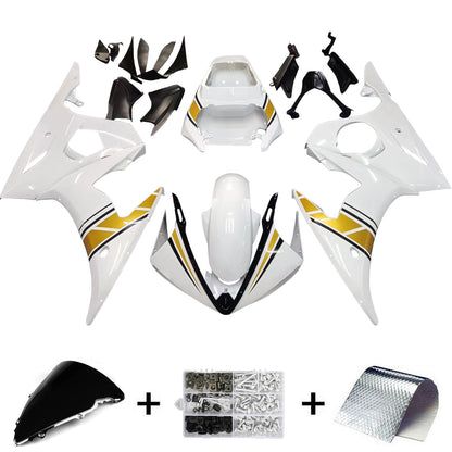Kit di vendita iniezione Body Plastic Abs Fit per Yamaha 2003-2004 YZF 600 R6 e 2006-2009 YZF R6S #136