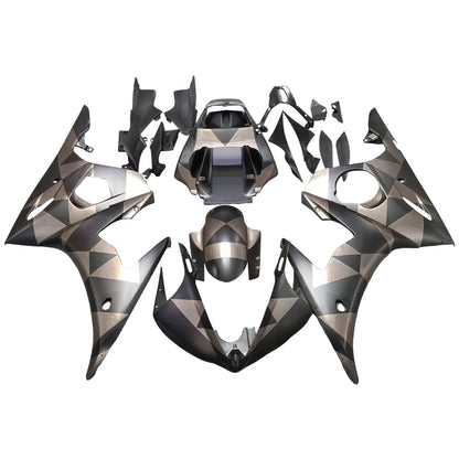 Amotopart Yamaha 2003-2004 YZF 600 R6 e 2006-2009 YZF R6S Kit di rivestimento nero