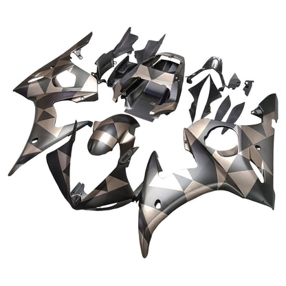 Amotopart Yamaha 2003-2004 YZF 600 R6 e 2006-2009 YZF R6S Kit di rivestimento nero