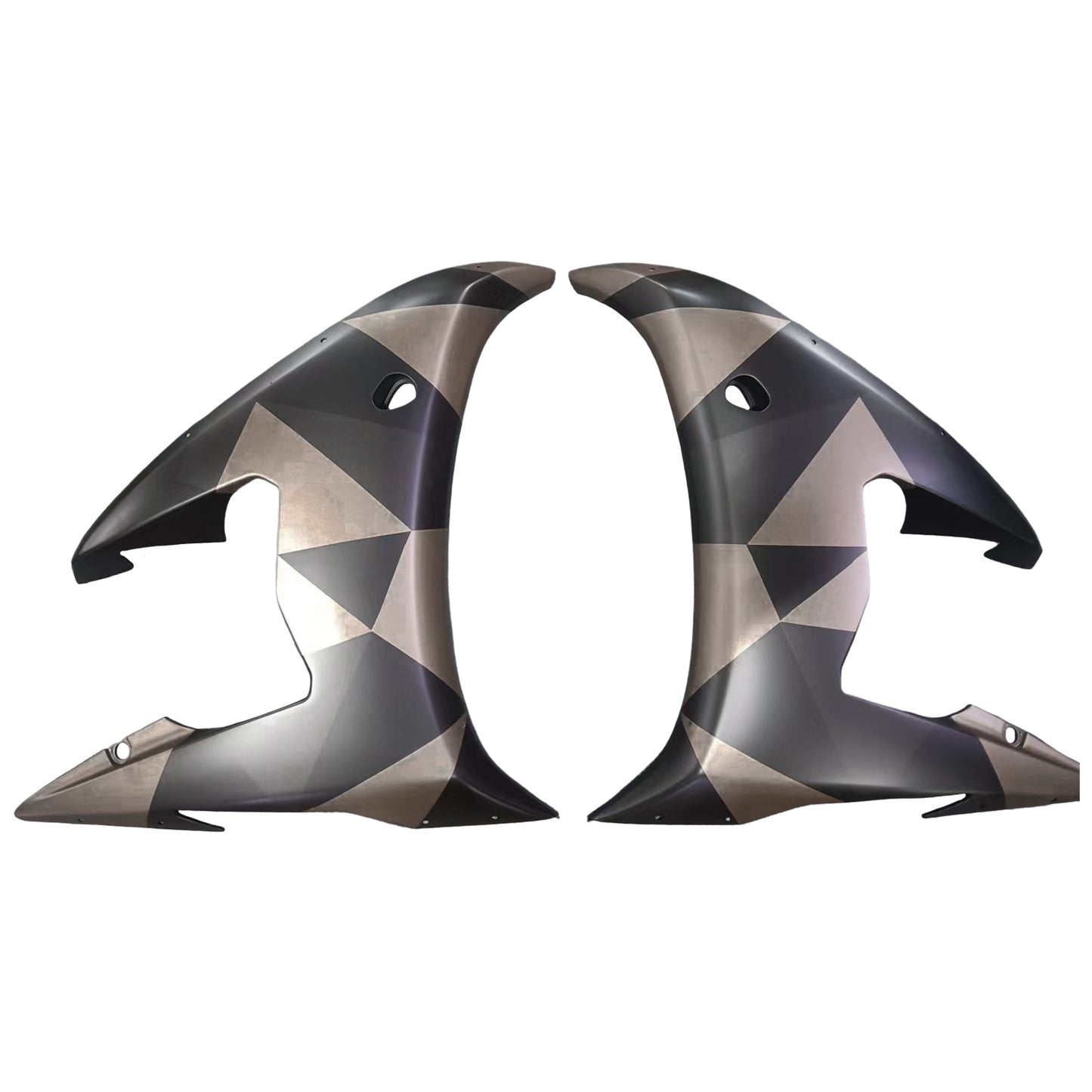 Amotopart Yamaha 2003-2004 YZF 600 R6 e 2006-2009 YZF R6S Kit di rivestimento nero