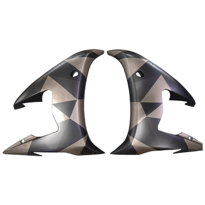 Amotopart Yamaha 2003-2004 YZF 600 R6 e 2006-2009 YZF R6S Kit di rivestimento nero