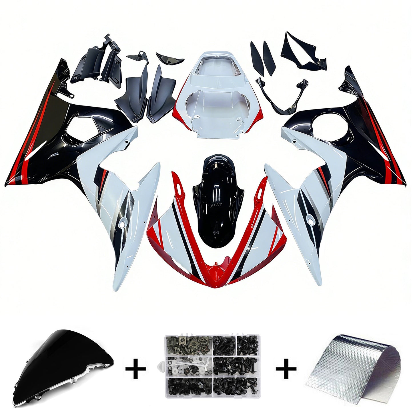 Kit carenatura per Yamaha YZF 600 R6 2003-2004 R6S 2006-2009