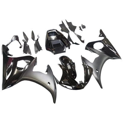 Amotopart 2005 Yamaha R6 Cladding Matt Black Kit