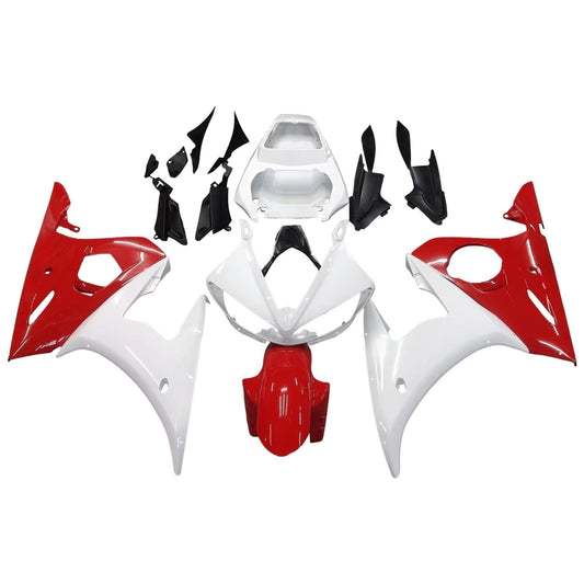 Amotopart 2005 Yamaha R6 Disguise Kit bianco e rosso