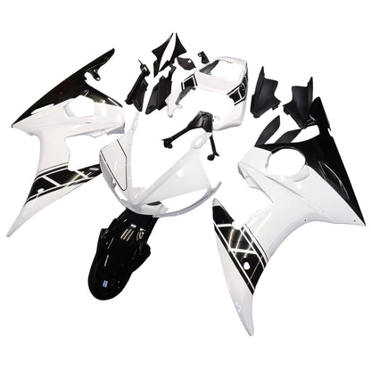 Amotopart 2005 Yamaha R6 Disguise Kit bianco e nero