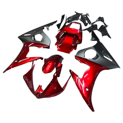 Amotopart Yamaha 2005 YZF 600 R6 Kit trigger nero rosso