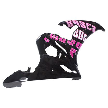 Amotopart Yamaha 2005 YZF 600 R6 Kit di carenatura rosa nero