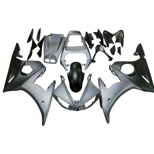 Amotopart Yamaha 2005 YZF 600 R6 R6 Kit di spostamento a fessura grigia
