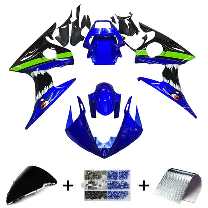 Amotopart Yamaha 2005 YZF 600 R6 Kit carenatura blu