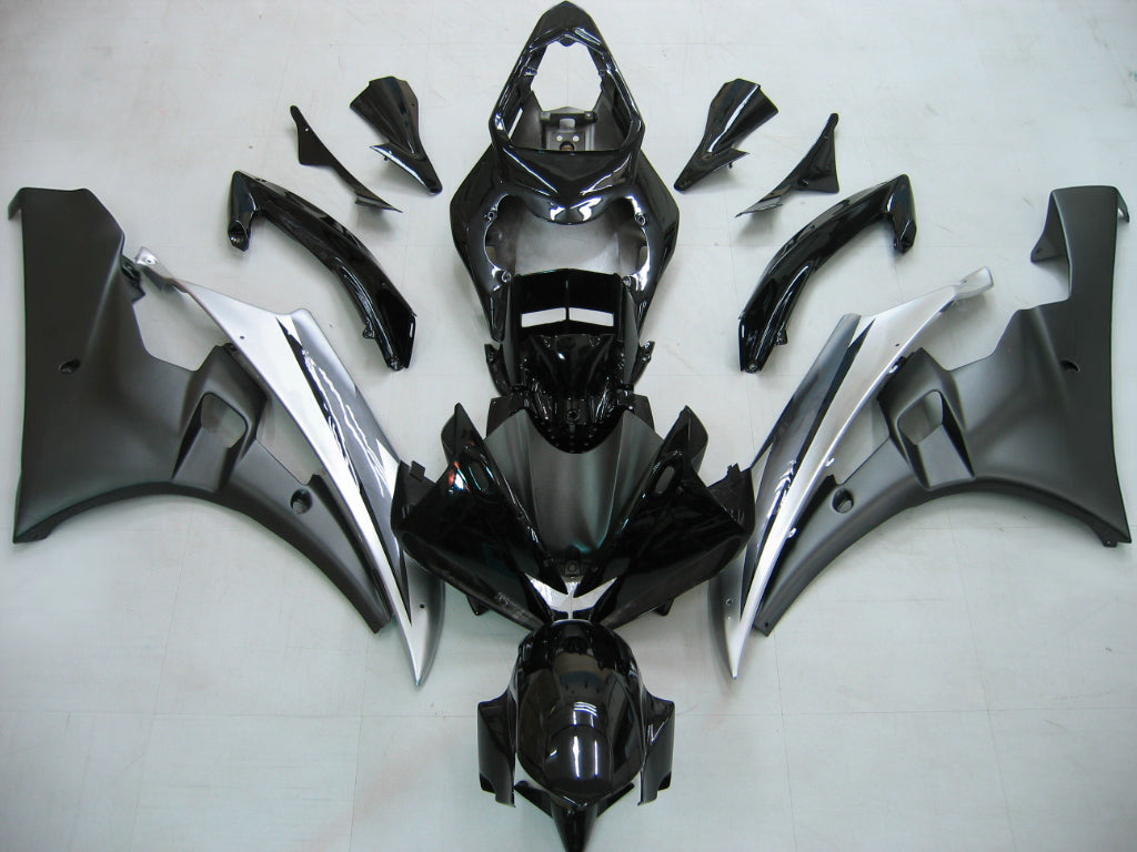 Carene 2006-2007 Yamaha YZF-R6 Nero Bianco R6 Racing Generico