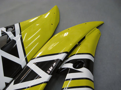 Amotopart Cladding Yamaha YZF-R6 2006-2007 Giardino bianco giallo