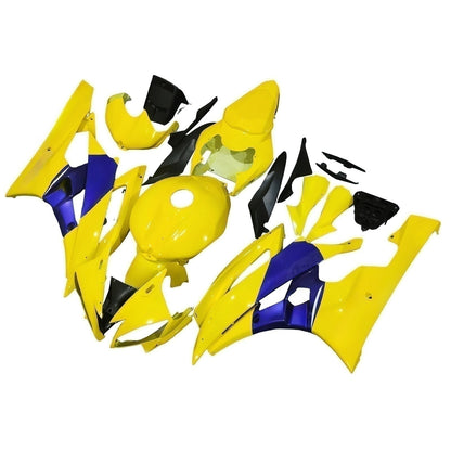 Amotopart rivestimento Yamaha YZF-R6 2006-2007 rivestimento giallo blu n. 46 cammello r6 kit