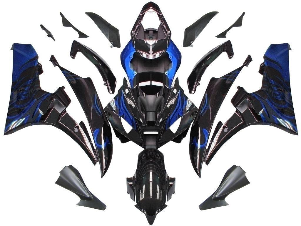 Amotopart Frakings Yamaha YZF-R6 2006-2007 Kit di vendita nero e blu