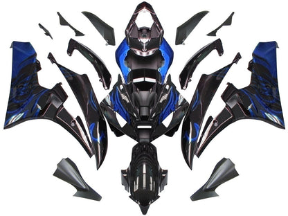 Amotopart Frakings Yamaha YZF-R6 2006-2007 Kit di vendita nero e blu