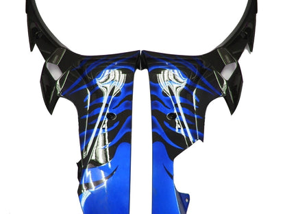 Amotopart Frakings Yamaha YZF-R6 2006-2007 Kit di vendita nero e blu