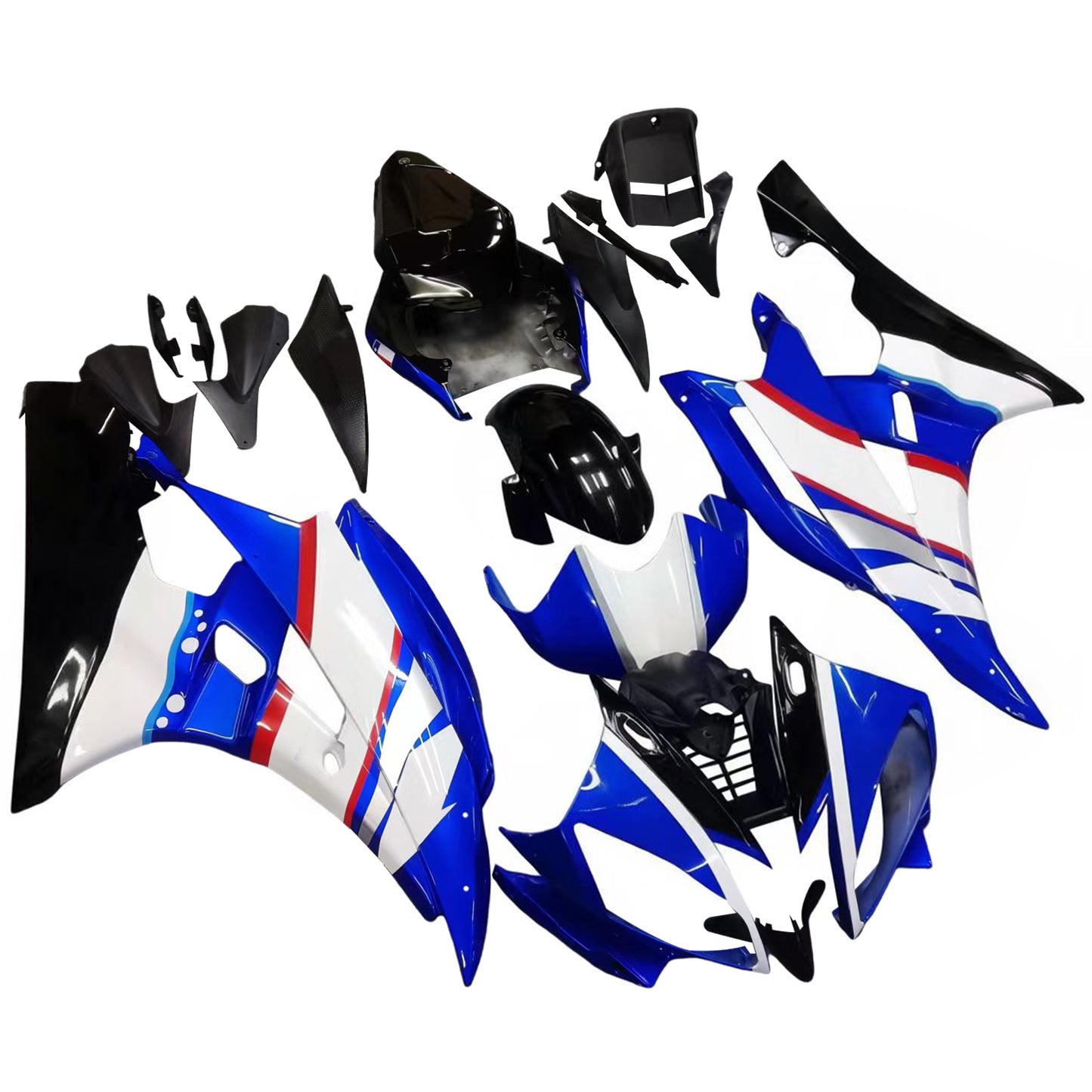 Amotopart Frakings Yamaha YZF-R6 2006-2007 Abbigliamento rivestimento Blu Black Sterilgard R6 Sale