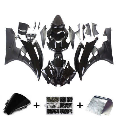 Carene 2006-2007 Yamaha YZF-R6 Contrast Black R6 Racing Generico