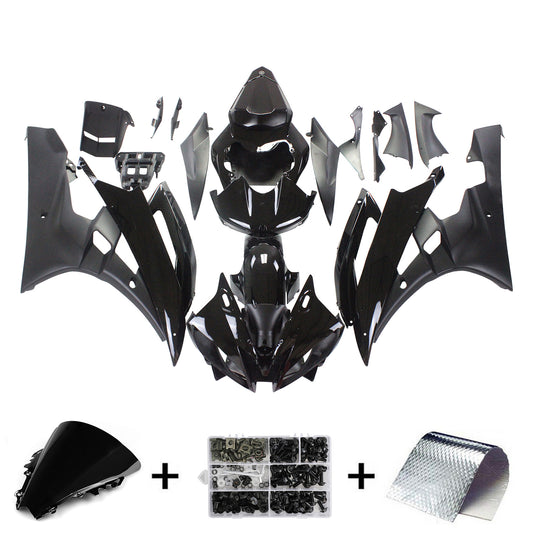 Carene 2006-2007 Yamaha YZF-R6 Contrast Black R6 Racing Generico
