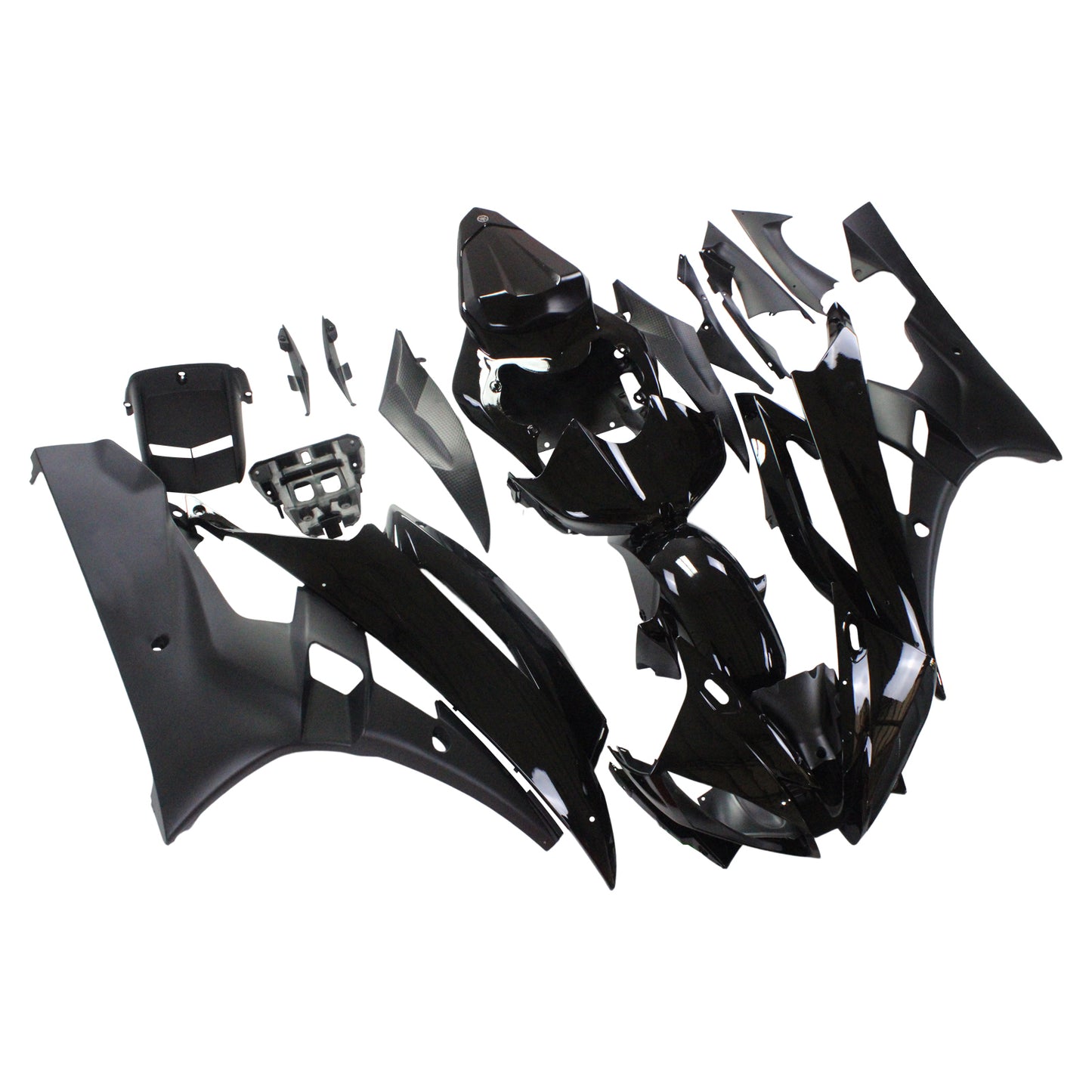 Carene 2006-2007 Yamaha YZF-R6 Contrast Black R6 Racing Generico