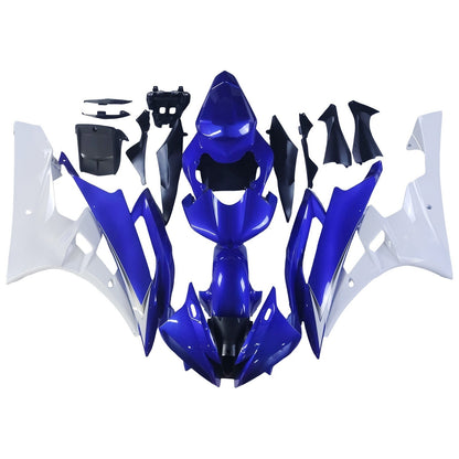 Carene 2006-2007 Yamaha YZF-R6 Blu &amp; Bianco R6 Racing Generico