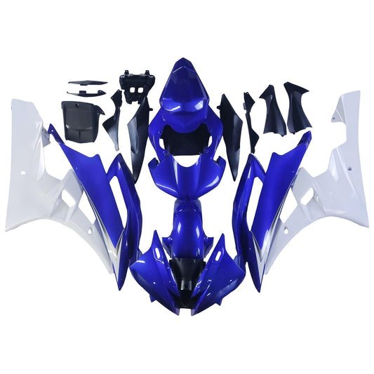 Carene 2006-2007 Yamaha YZF-R6 Blu &amp; Bianco R6 Racing Generico
