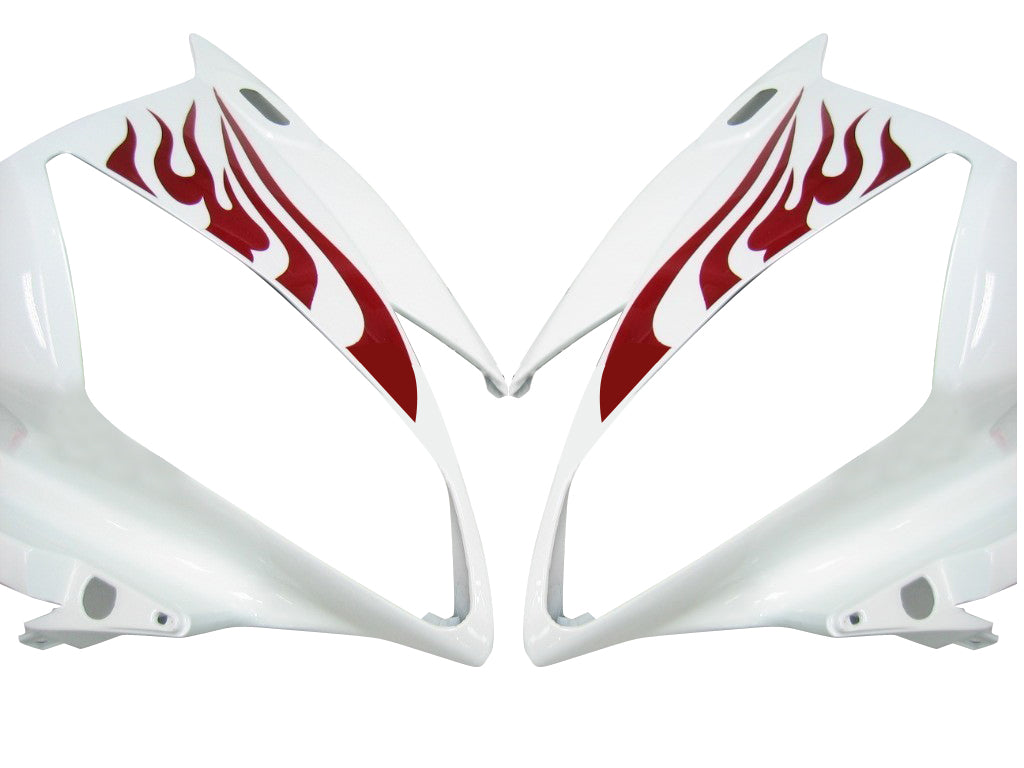 Amotopart Frakings Yamaha YZF-R6 2006-2007 Cladding White e kit di rivestimento rosso