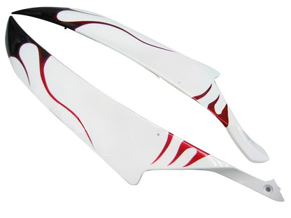 Amotopart Frakings Yamaha YZF-R6 2006-2007 Cladding White e kit di rivestimento rosso