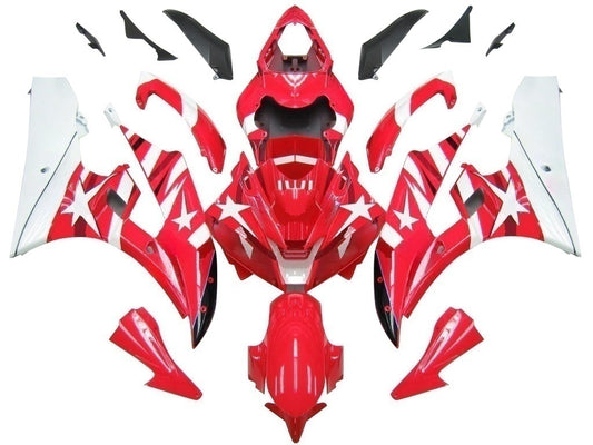 Carene 2006-2007 Yamaha YZF-R6 Red White Star FIAT R6 Racing Generico