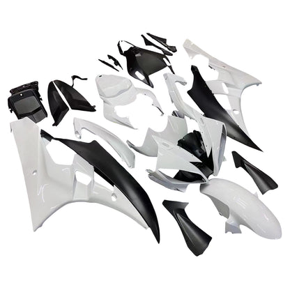 Amotopart Frakings Yamaha YZF-R6 2006-2007 Abbigliamento mascherato kit di rivestimento nero bianco