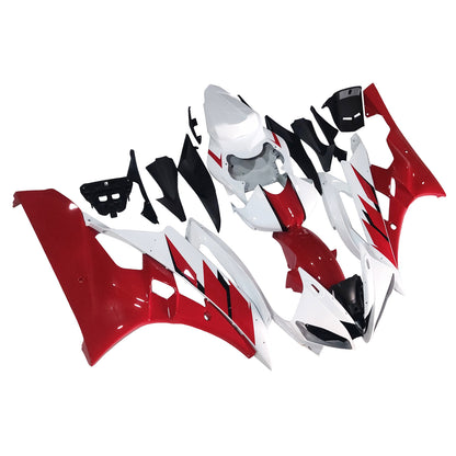 Carena Set Per Yamaha YZF R6 YZF-R6 2006-2007 Rosso Bianco Generico