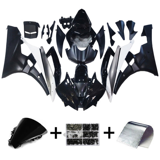 Amotopart 2006-2007 Yamaha YZF-R6 Kit di rivestimento nero