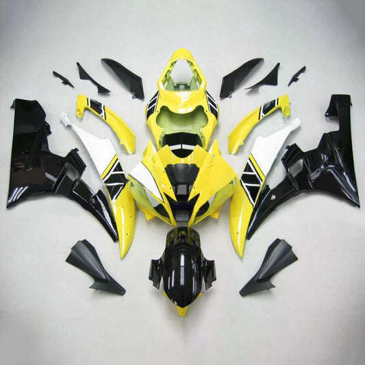 Amotopart Yamaha 2006-2007 YZF 600 R6 Kit di rivestimento giallo nero