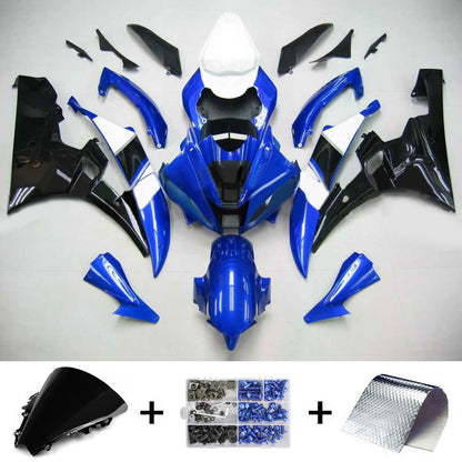 Amotopart Yamaha 2006-2007 YZF 600 R6 Kit di punta nera blu