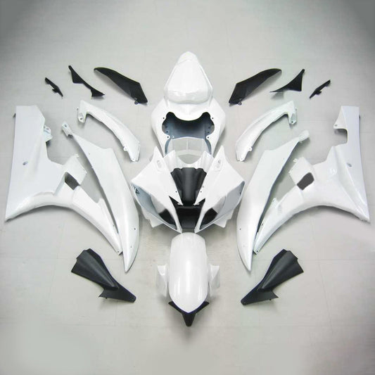 Amotopart Yamaha 2006-2007 YZF 600 R6 White