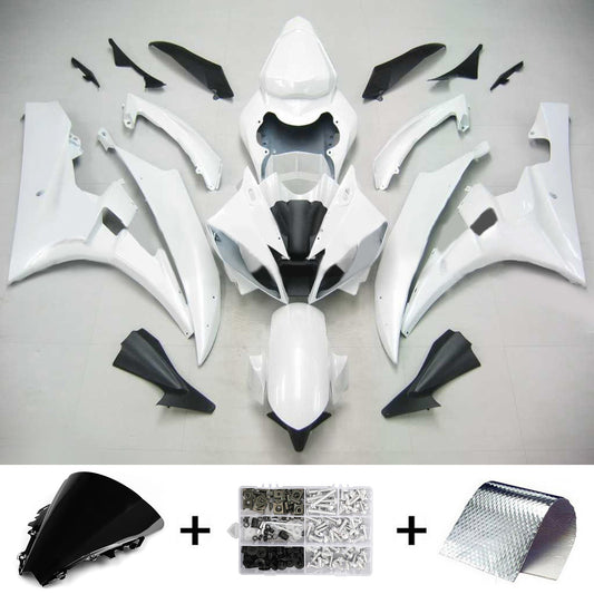 Amotopart Yamaha 2006-2007 YZF 600 R6 White