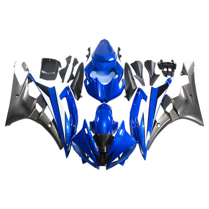 Amotopart Yamaha 2006-2007 YZF 600 R6 Kit di punta nera blu