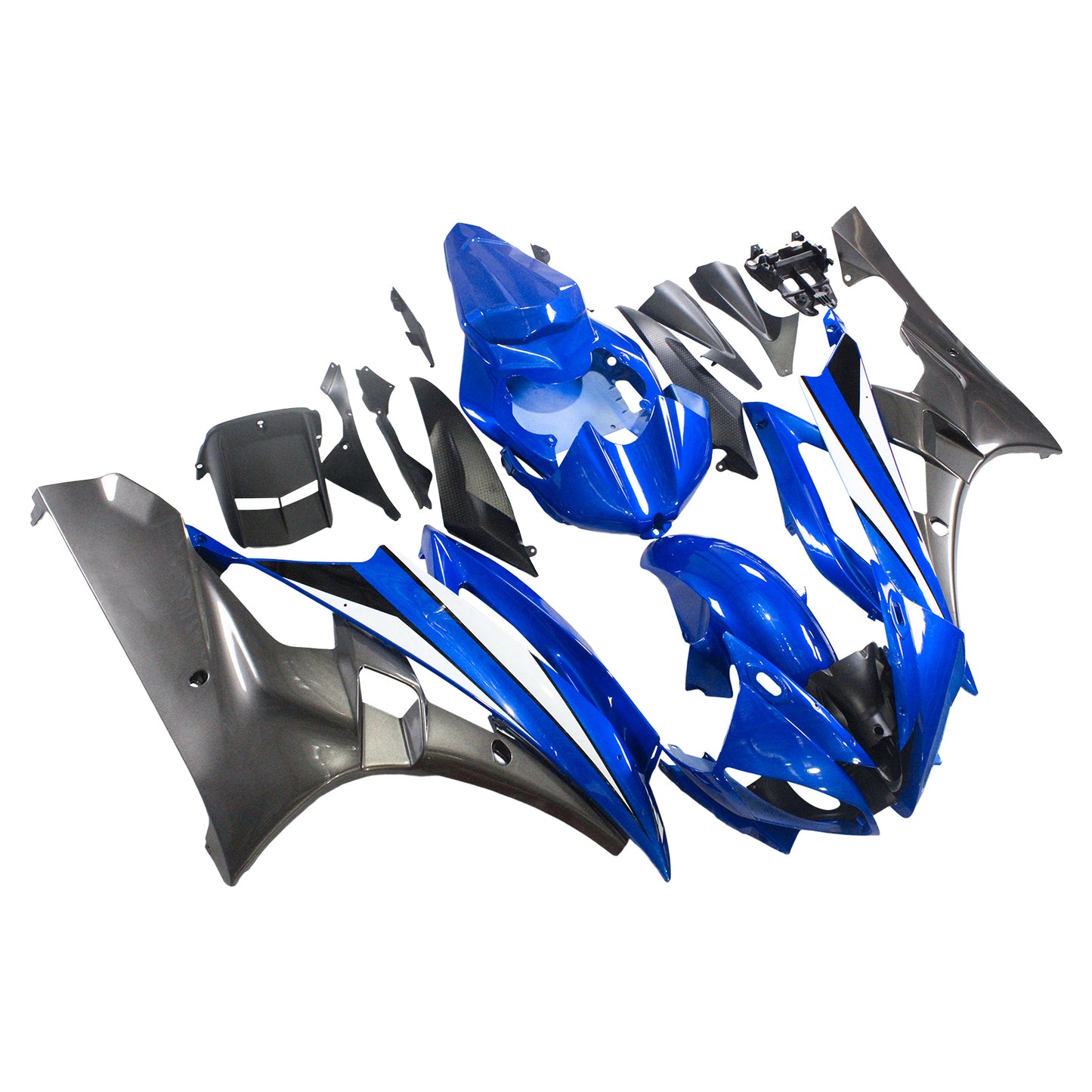 Amotopart Yamaha 2006-2007 YZF 600 R6 Kit di punta nera blu