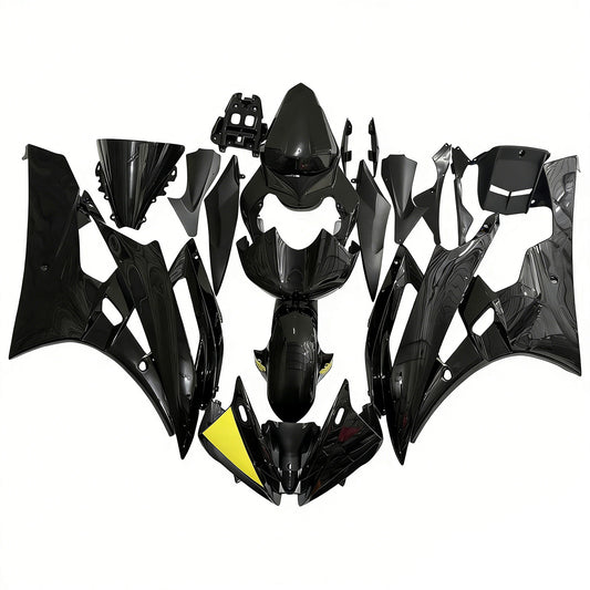Amotopart Yamaha 2006-2007 YZF 600 R6 Kit di rivestimento giallo nero
