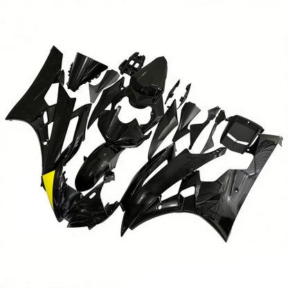 Amotopart Yamaha 2006-2007 YZF 600 R6 Kit di rivestimento giallo nero