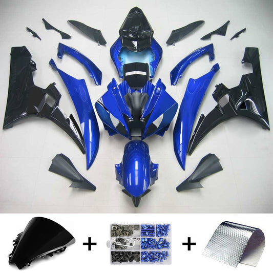 Amotopart Yamaha 2006-2007 YZF 600 R6 Kit di punta nera blu