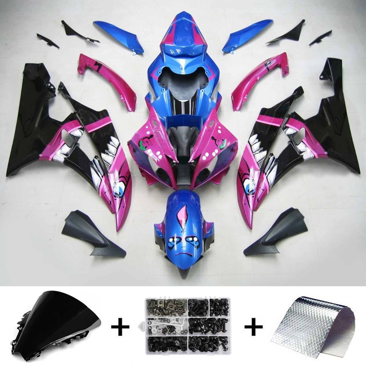 Kit Carena Per Yamaha YZF 600 R6 2006-2007 Generico