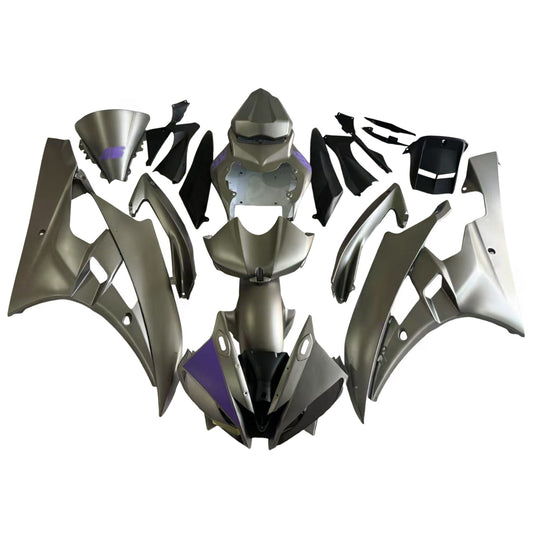 Amotopart Yamaha 2006-2007 YZF 600 R6 Sliver Purple Fearing Kit