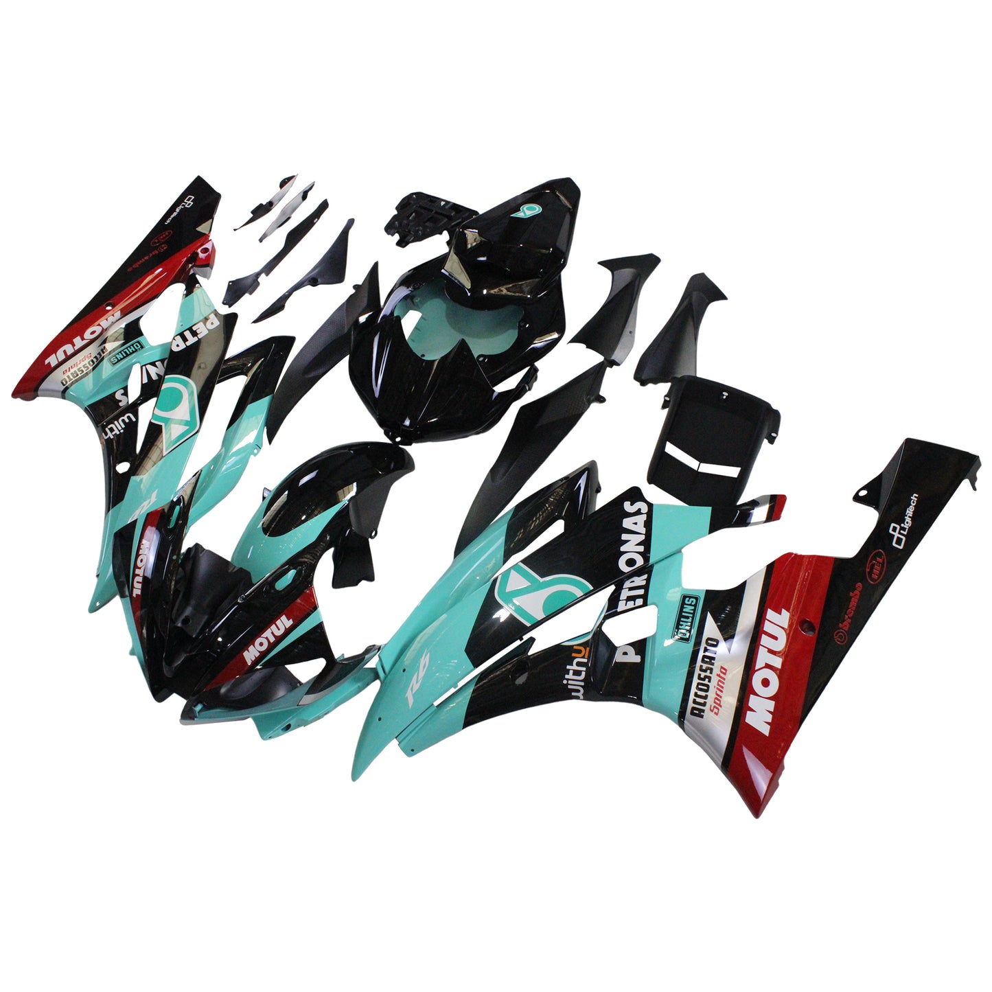 Kit carenatura iniezione Carrozzeria plastica ABS adatta per Yamaha YZF 600 R6 2006-2007