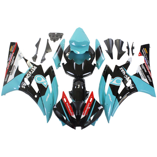 Kit carenatura iniezione Carrozzeria plastica ABS adatta per Yamaha YZF 600 R6 2006-2007