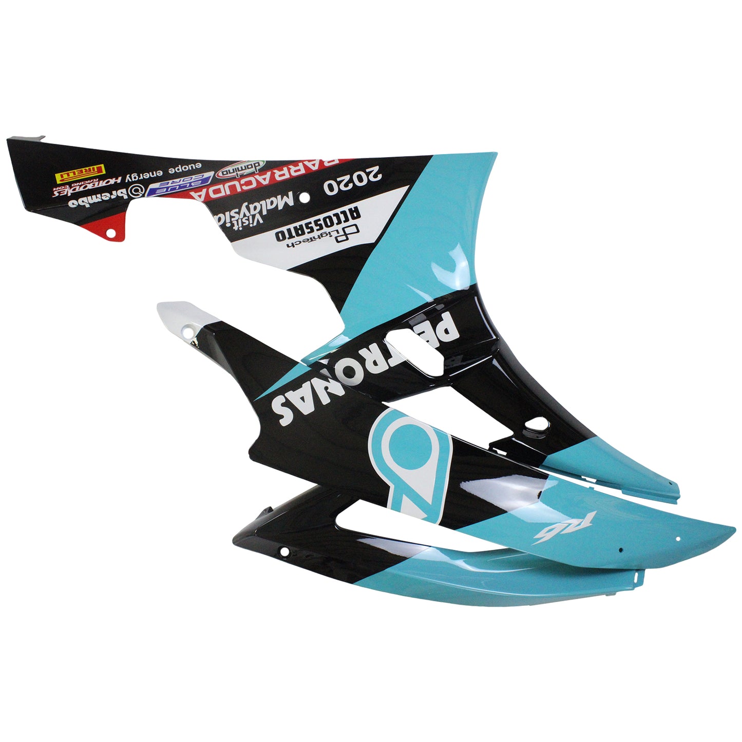 Kit carenatura iniezione Carrozzeria plastica ABS adatta per Yamaha YZF 600 R6 2006-2007