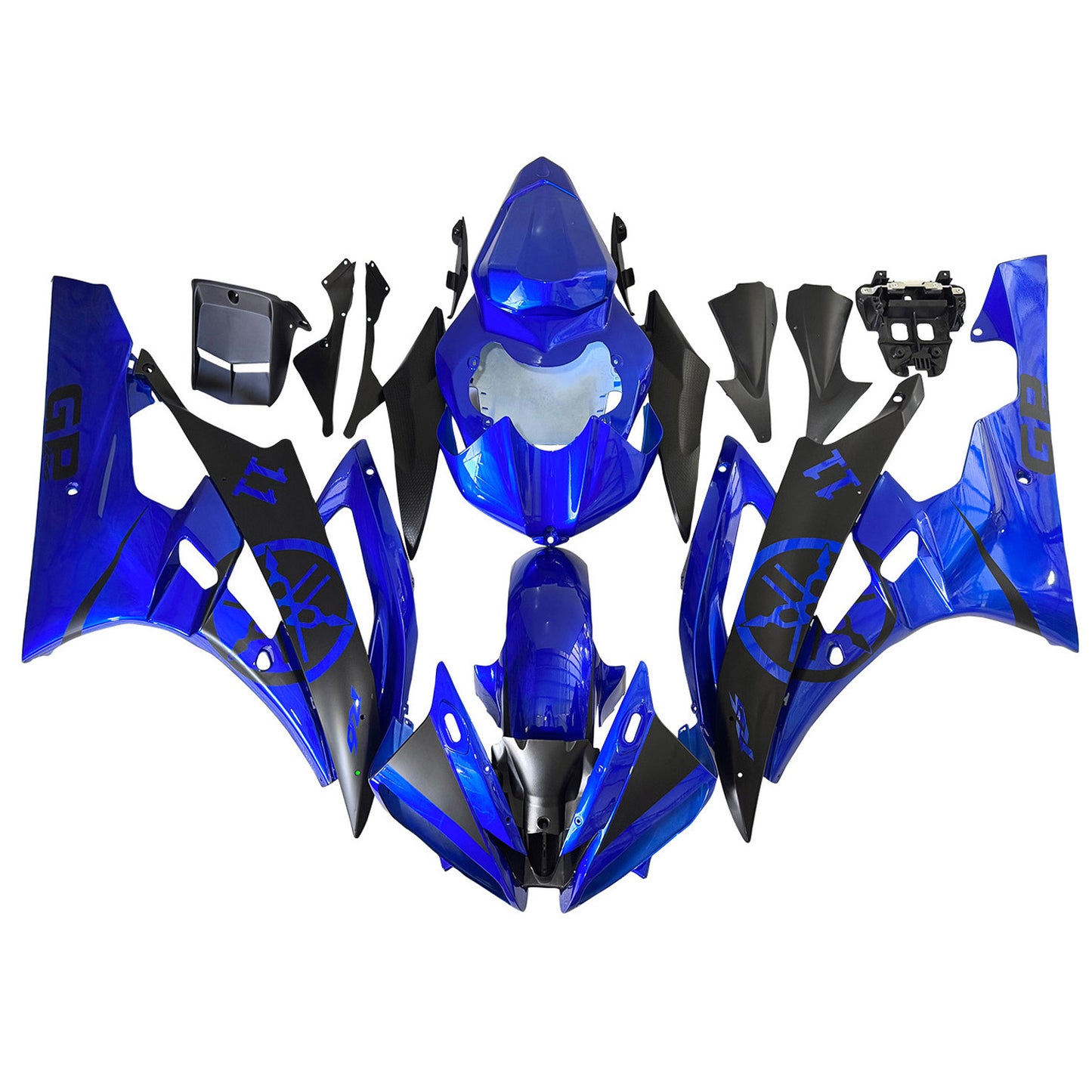 Amotopart Yamaha YZF 600 R6 2006-2007 Kit Carena Carrozzeria Plastica ABS