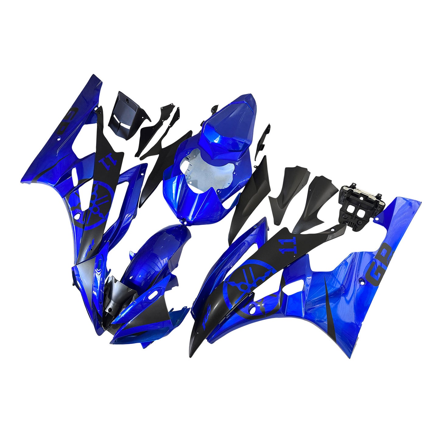 Amotopart Yamaha YZF 600 R6 2006-2007 Kit Carena Carrozzeria Plastica ABS
