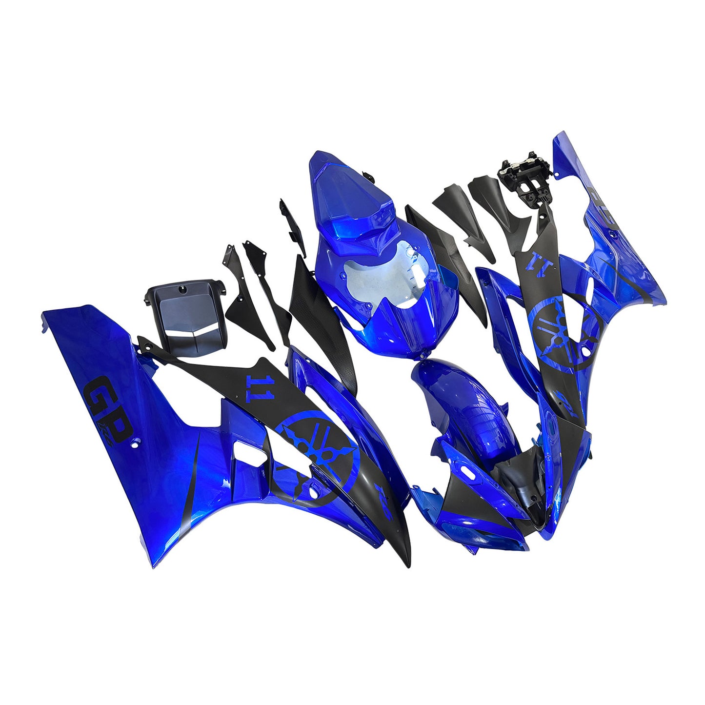Amotopart Yamaha YZF 600 R6 2006-2007 Kit Carena Carrozzeria Plastica ABS