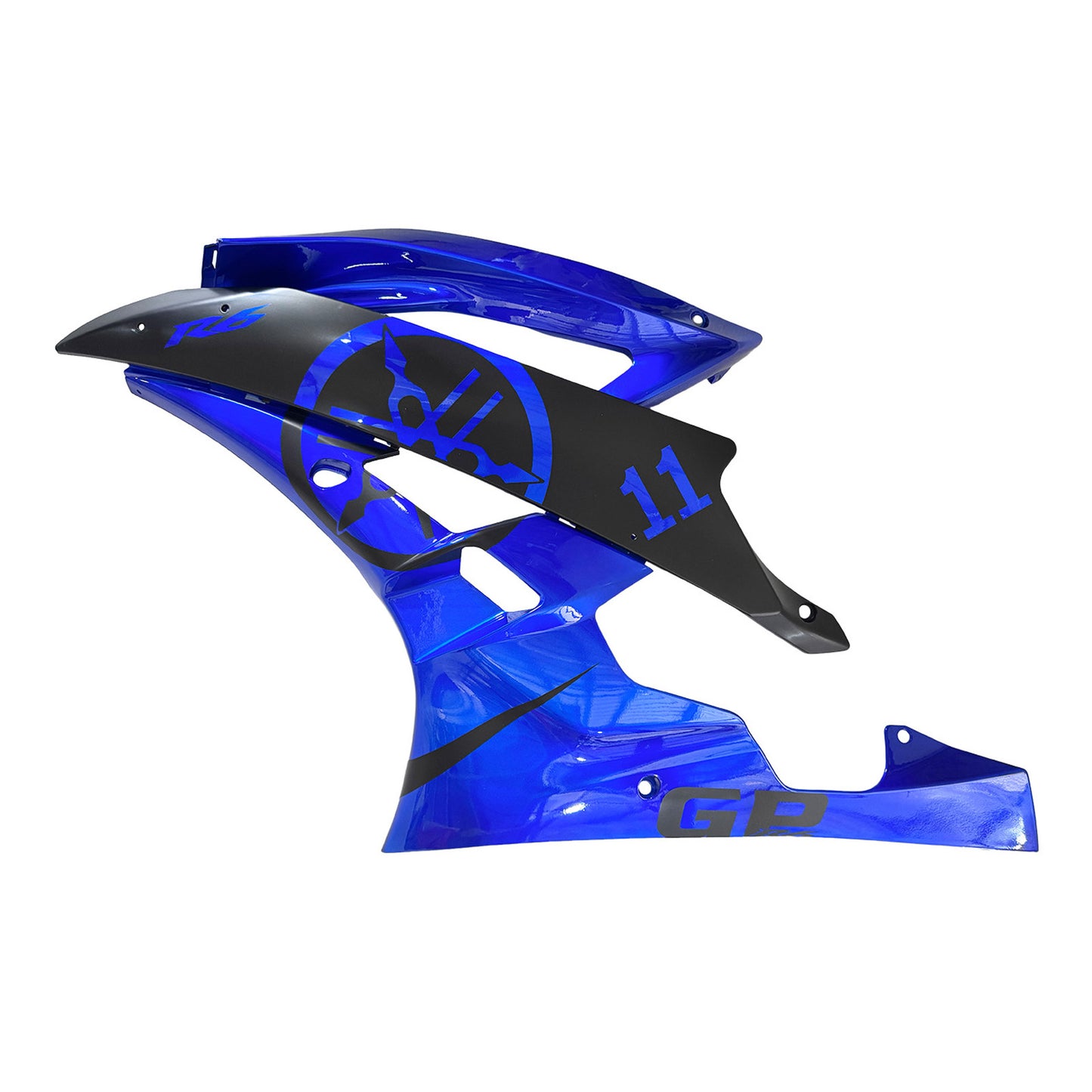 Amotopart Yamaha YZF 600 R6 2006-2007 Kit Carena Carrozzeria Plastica ABS